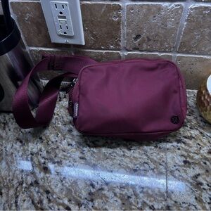 lululemon athletica Burgundy Crossbody Bag